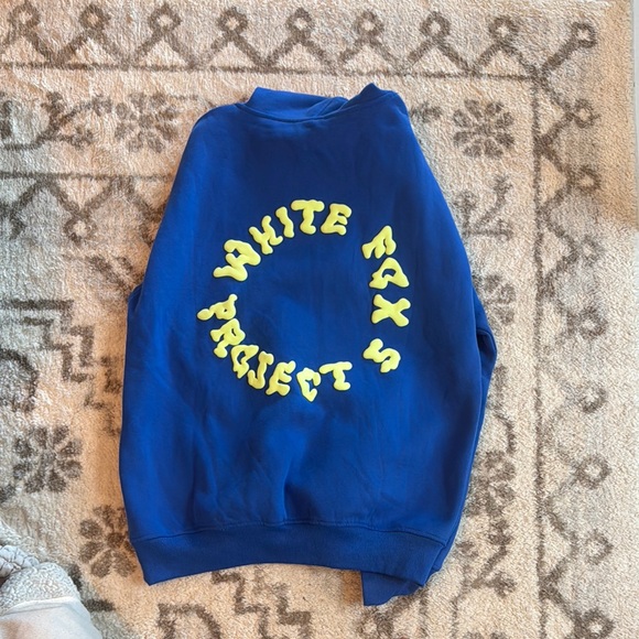 White Fox Boutique Blue Hoodie - Picture 2 of 2